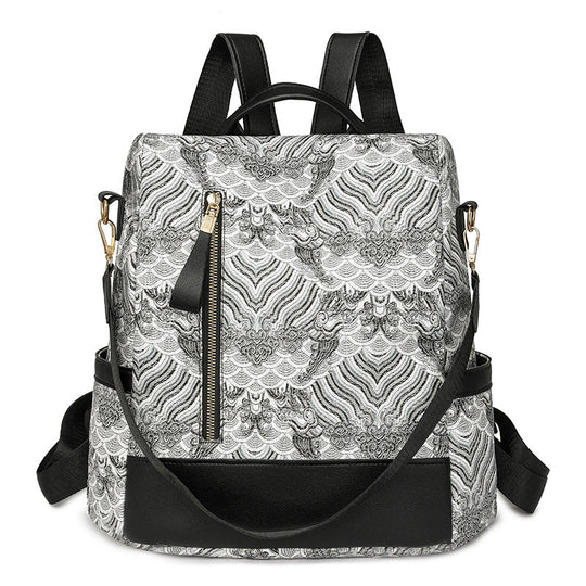 Rucsac Bărbați Design Texturat Modern 4