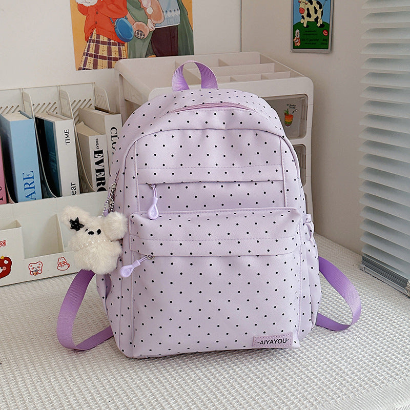Rucsac Femei cu Buline Stil Jucăuș 5