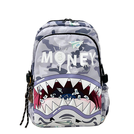 Rucsac Unisex cu Design Creativ Rechin 0