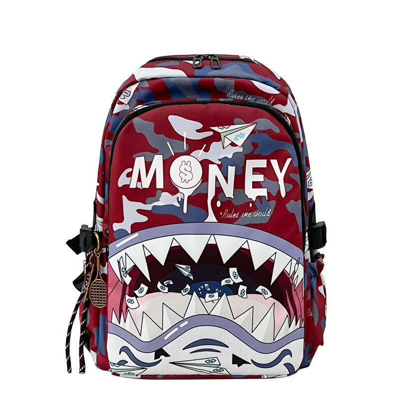 Rucsac Unisex cu Design Creativ Rechin 1