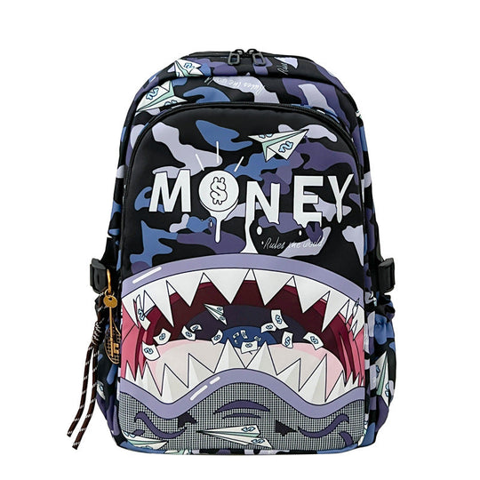 Rucsac Unisex cu Design Creativ Rechin 3
