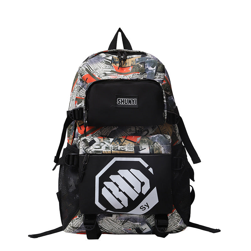 Rucsac Unisex cu Imprimeu Grafic Modern 4