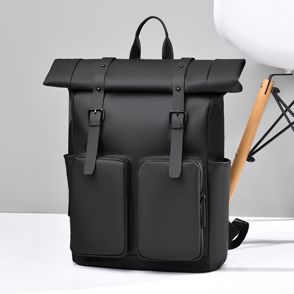 Rucsac Urban Roll-Top cu Design Reglabil pentru Bărbați și Femei 2