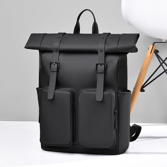 Rucsac Urban Roll-Top cu Design Reglabil pentru Bărbați și Femei 2