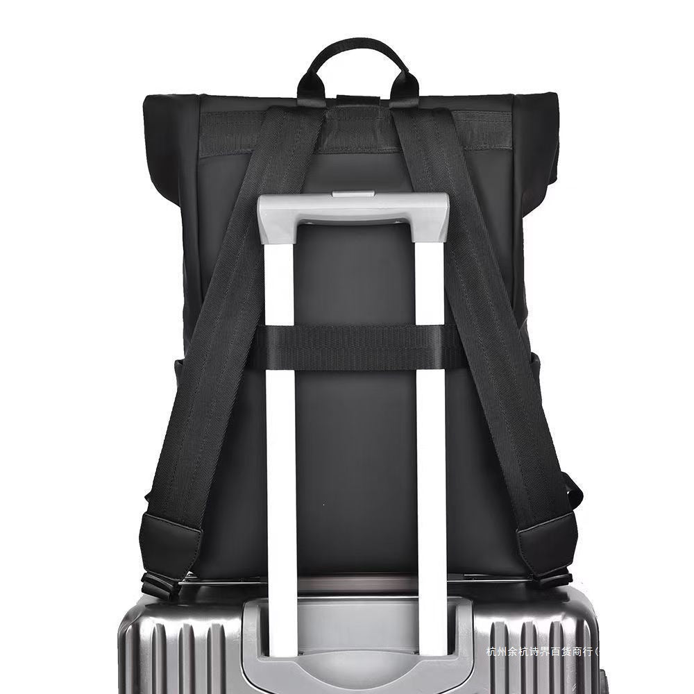 Rucsac Urban Rolltop cu Compartimente Multiple pentru Bărbați 4