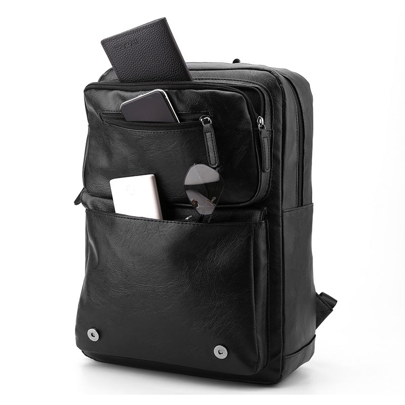 Rucsac pentru bărbați cu design elegant și compartimente multiple 2