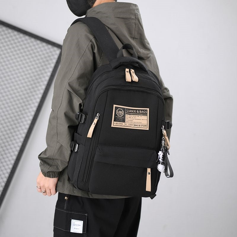 Rucsac pentru laptop cu design ergonomic și compartimente multiple pentru femei 2