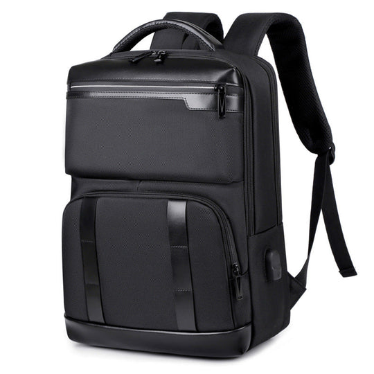 Rucsac subțire pentru laptop cu design profesional pentru bărbați 0