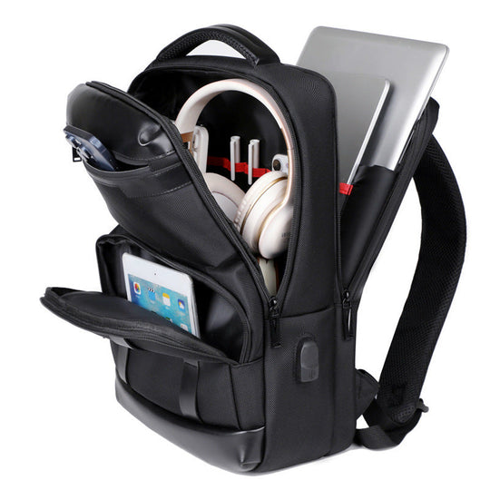 Rucsac subțire pentru laptop cu design profesional pentru bărbați 1