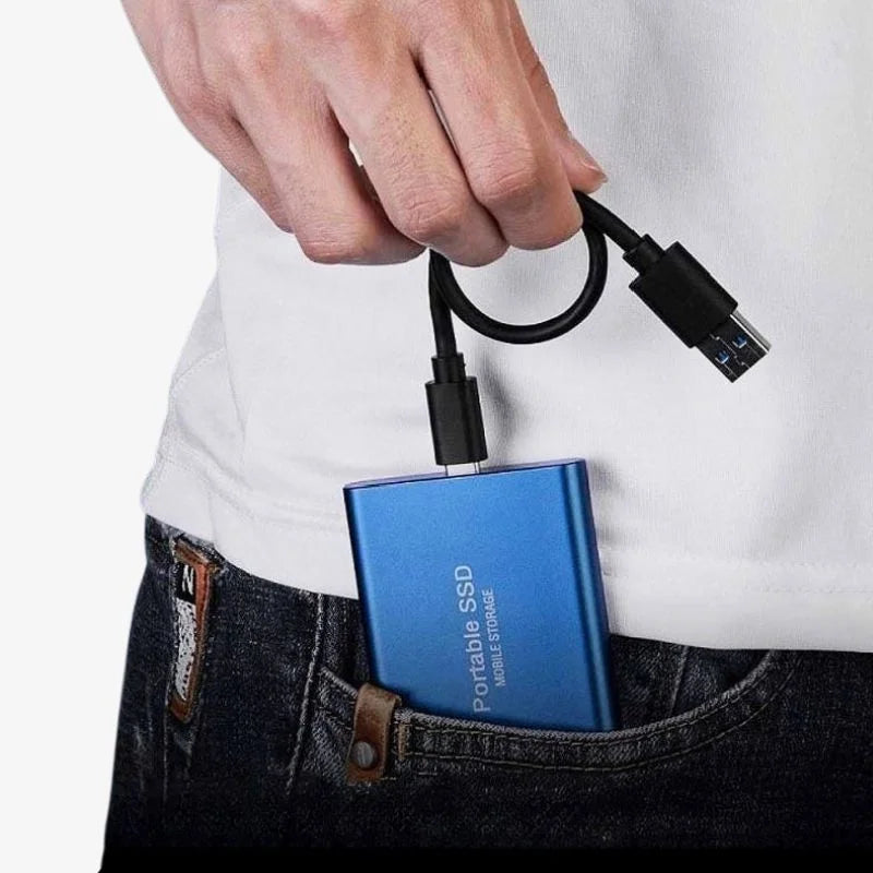 SSD extern portabil din aluminiu, 1TB-30TB, rezistent la șocuri și apă 5