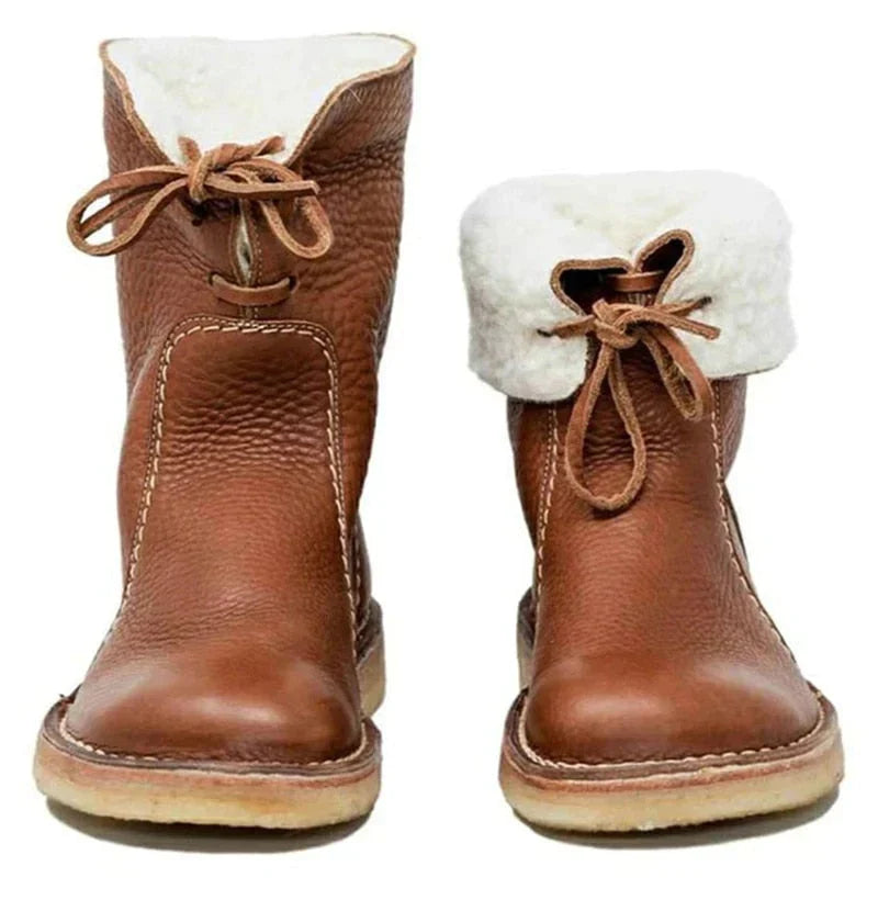 Variant image for Dame Støvler Vandtætte Uldfor til Vinter - Komfortable og Stilfulde Vinterstøvler Dame-1