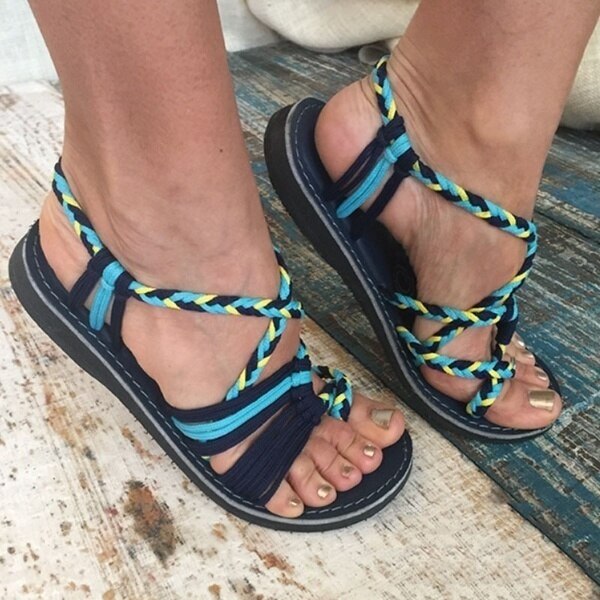 Sandale Casual Cu Șire Și Încălțăminte Plajă