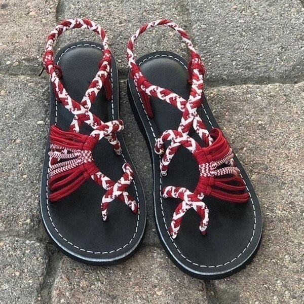 Sandale Casual Cu Șire Și Încălțăminte Plajă