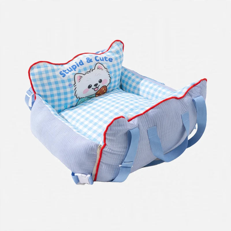 Scaun Auto pentru Animale de Companie cu Design Respirabil și Stabil 3