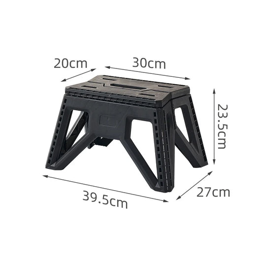 Scaun pliabil compact cu mâner de transport și picioare antiderapante pentru bărbați și femei 0