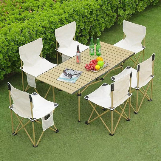 Scaun pliabil cu spătar confortabil pentru activități outdoor 3