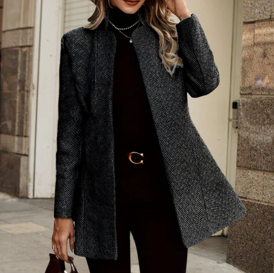 Dame Blazer Elegant Design Polyester-4