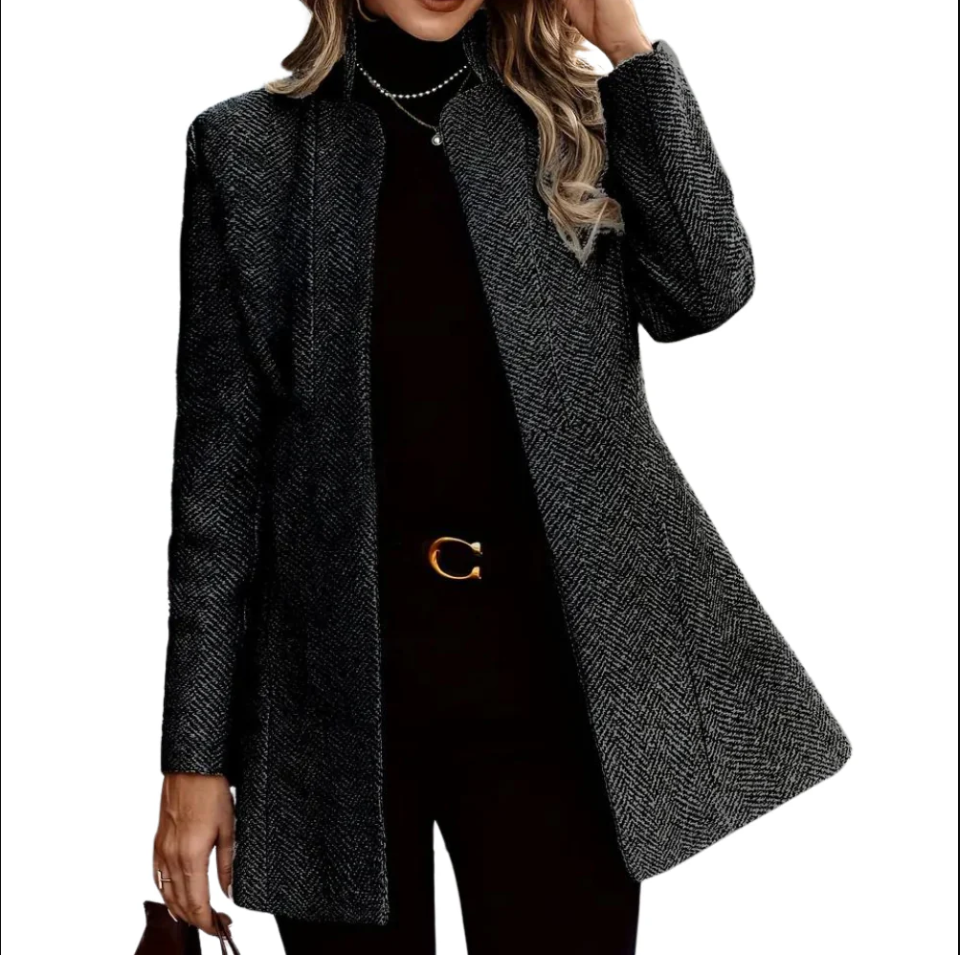 Dame Blazer Elegant Design Polyester-2