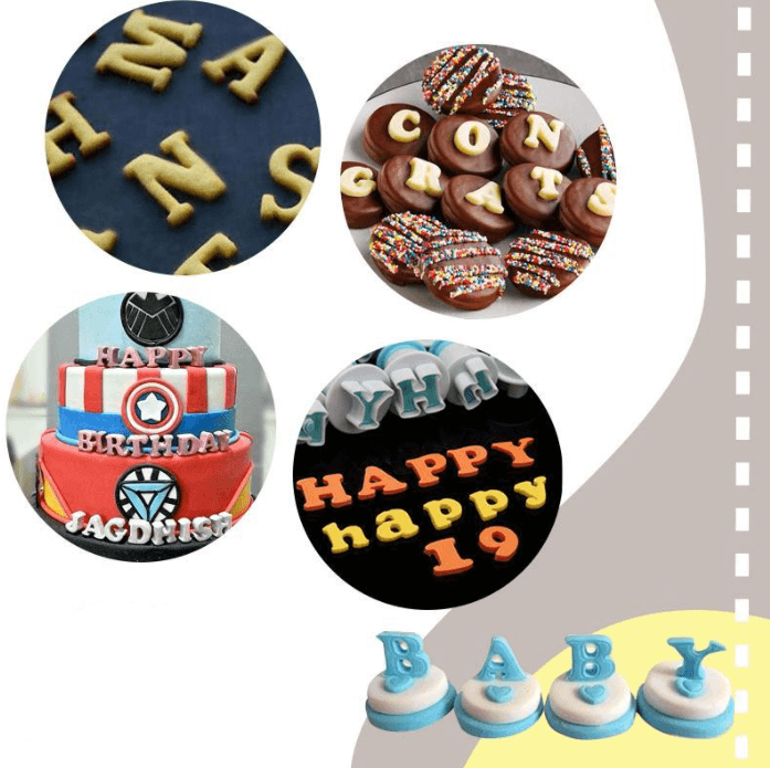 Set De 24 Tăietori Alfabet