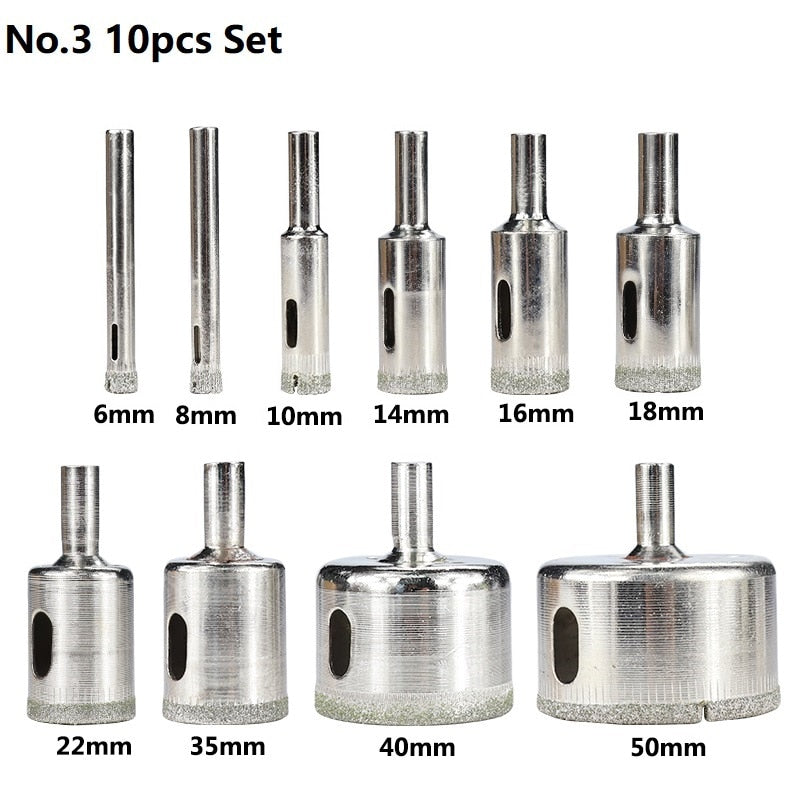 Set De Burghie Cu Diamant Acoperit