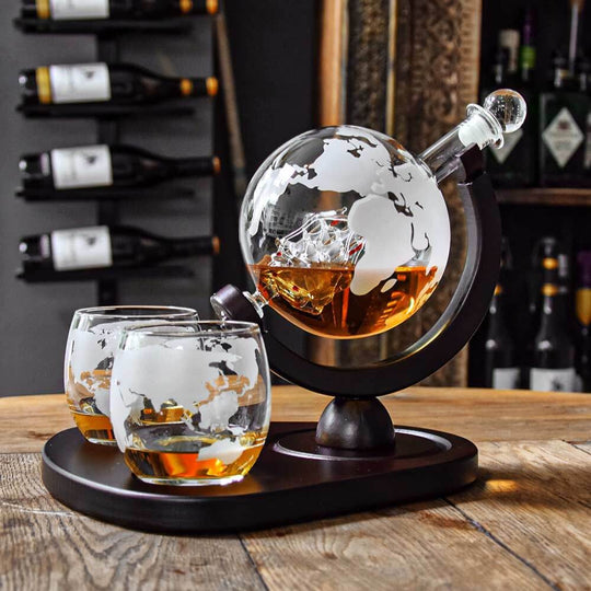 Set Decantor Pentru Whiskey Globe