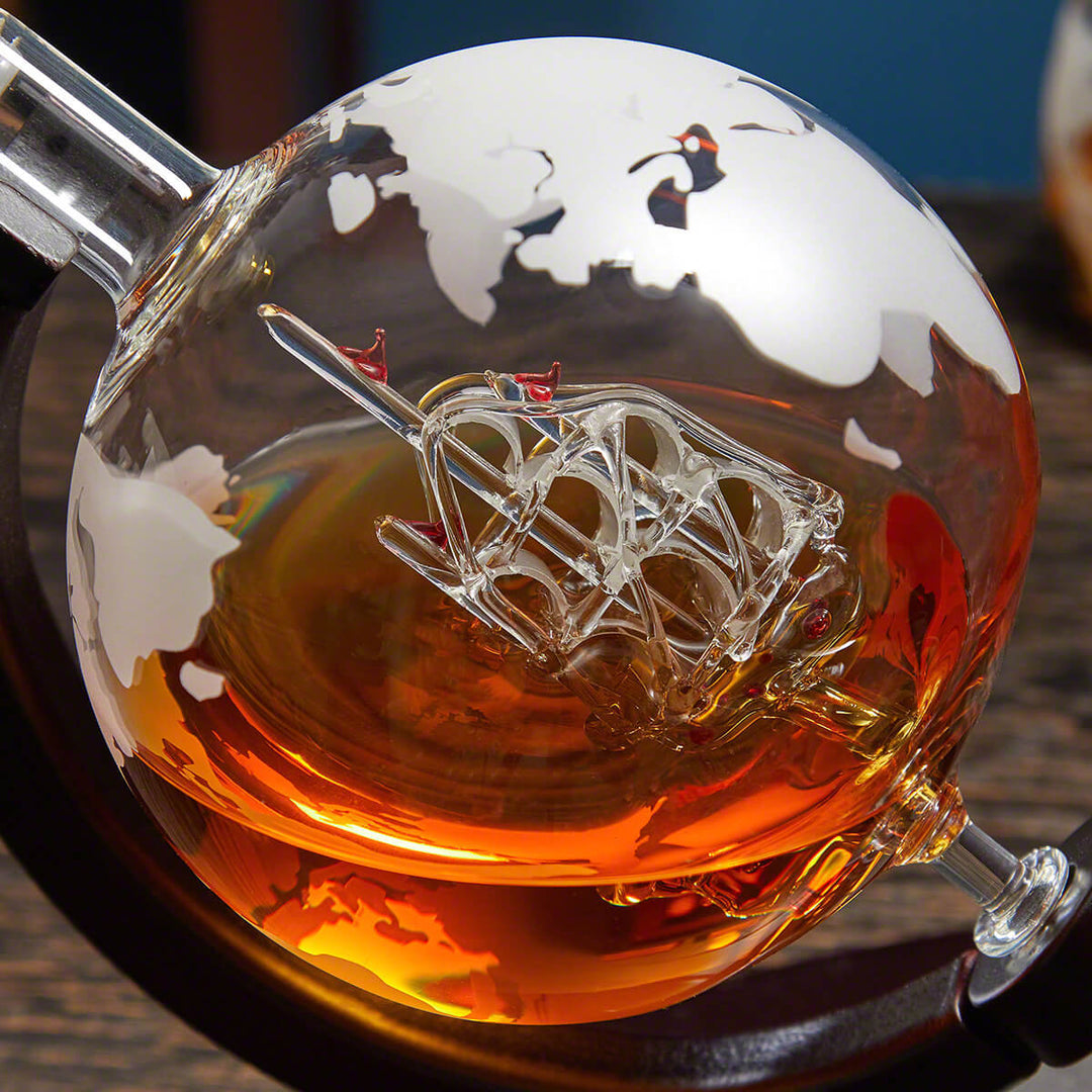 Set Decantor Pentru Whiskey Globe