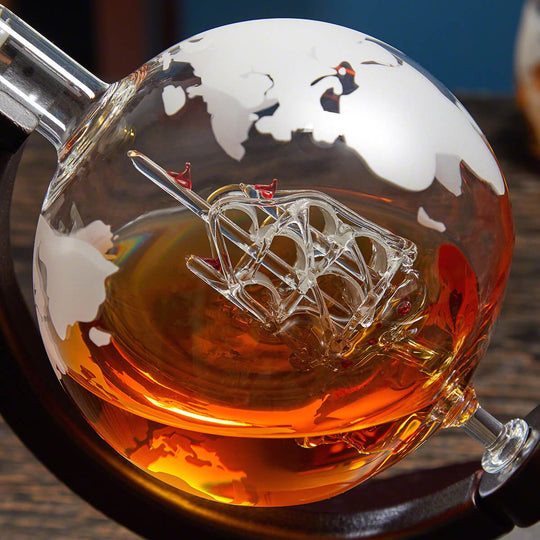 Set Decantor Pentru Whiskey Globe