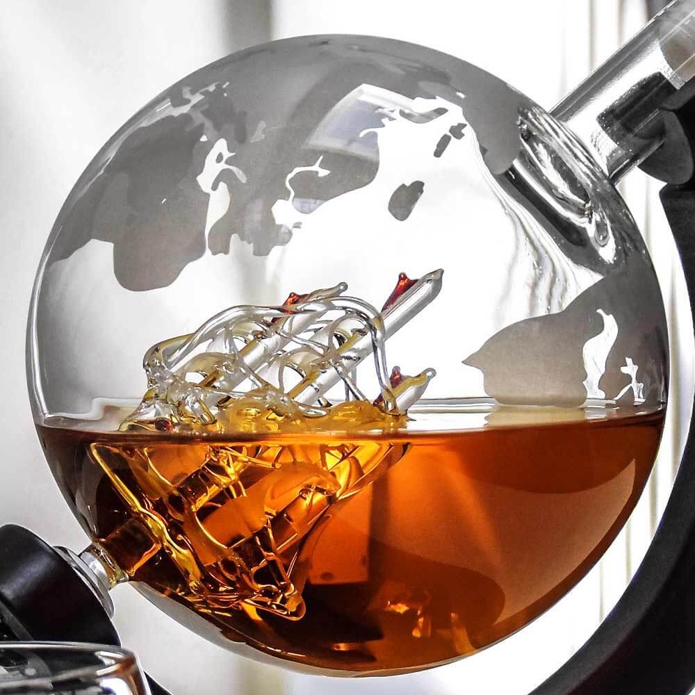 Set Decantor Pentru Whiskey Globe