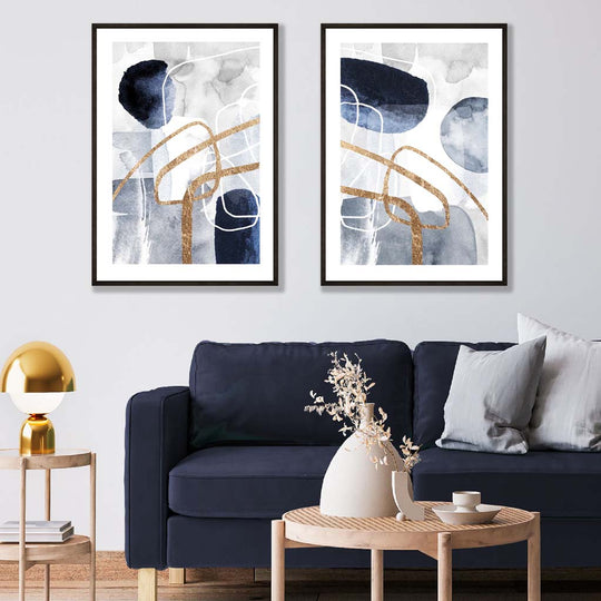 Set Cadre Artă Abstractă pentru Decorare 1