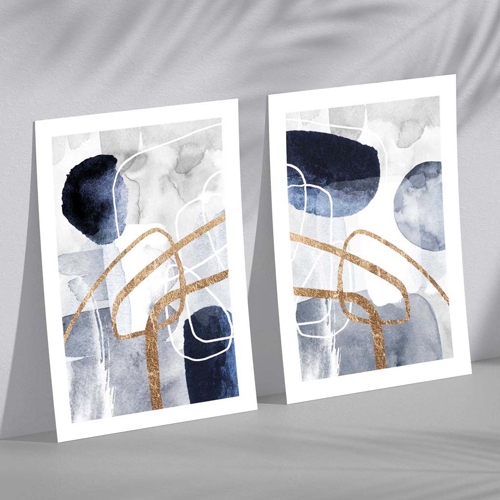Set Cadre Artă Abstractă pentru Decorare 2