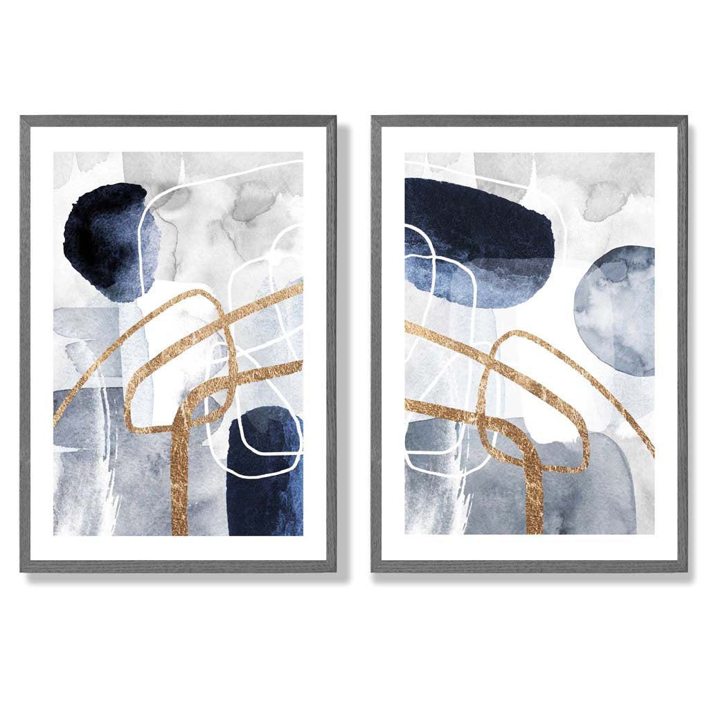 Set Cadre Artă Abstractă pentru Decorare 4