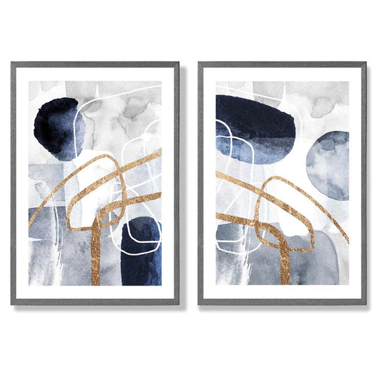 Set Cadre Artă Abstractă pentru Decorare 4