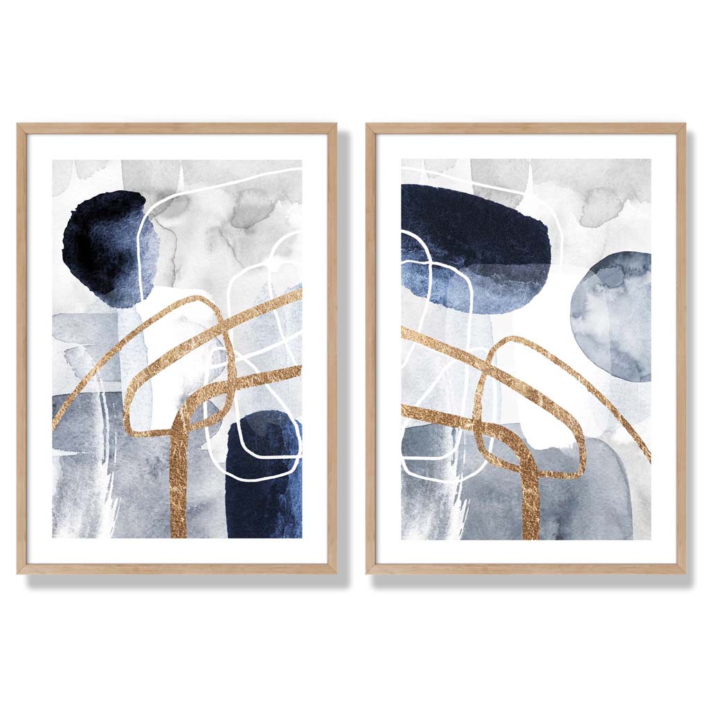 Set Cadre Artă Abstractă pentru Decorare 6