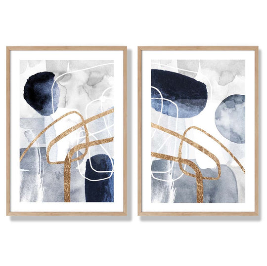 Set Cadre Artă Abstractă pentru Decorare 6