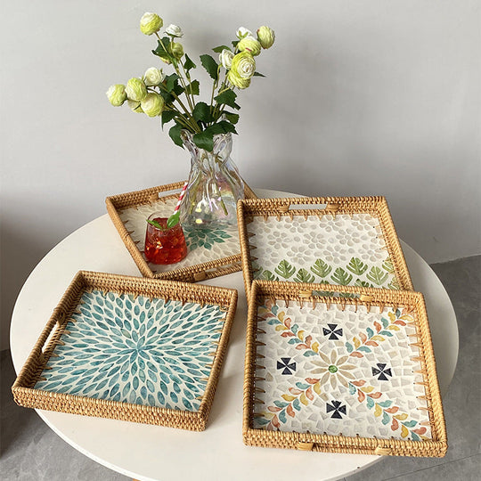 Set Platouri de Servire Mozaic Decorativ pentru Femei 1