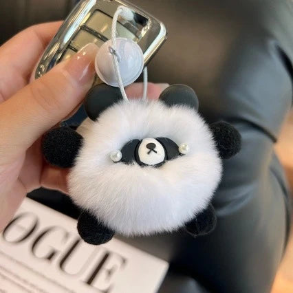 Set brelocuri cu panda pluș pentru femei 1