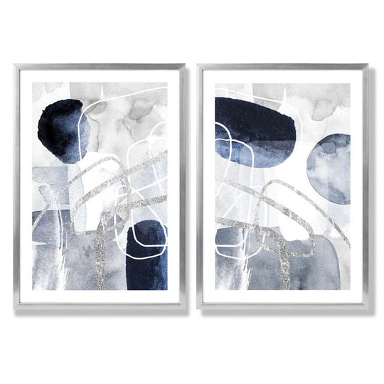 Set de 2 Imprimeuri Artistice Abstracte pentru Decorare 9