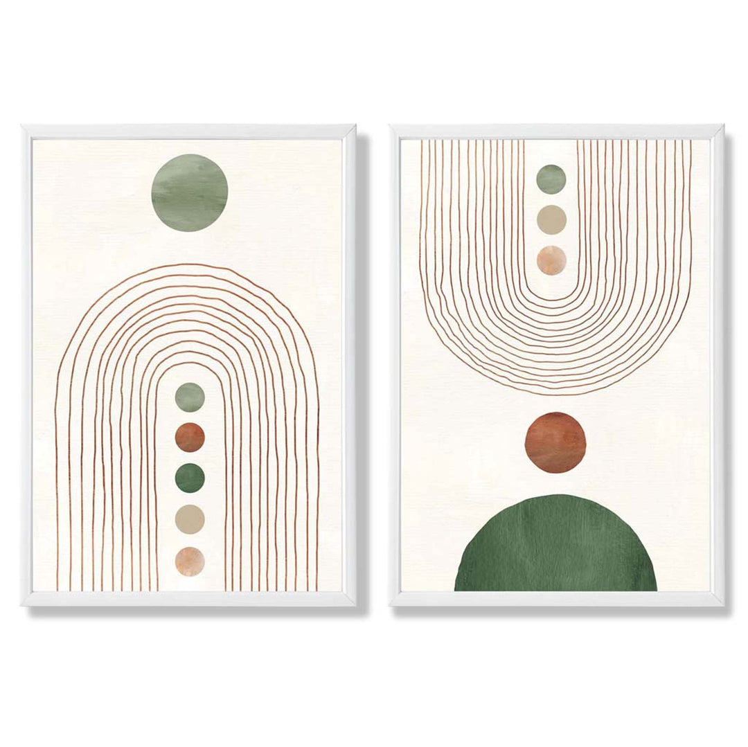Set de 2 Imprimeuri Artistice Arcade Boho Decorativ 2