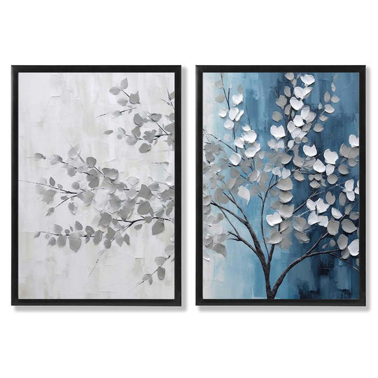 Set de 2 Imprimeuri Artistice Contemporane pentru Decorare Spații de Locuit 0