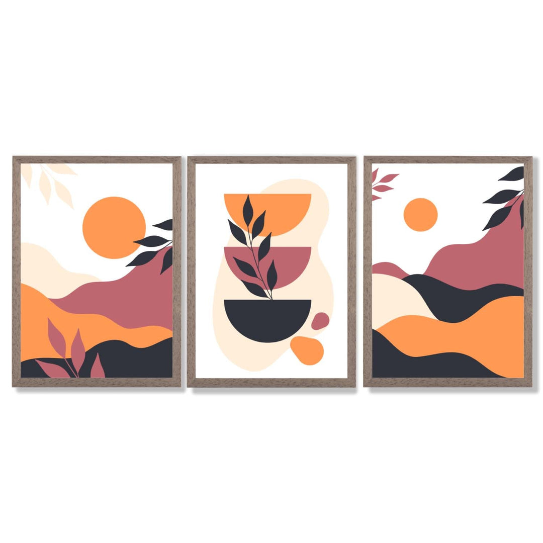 Set de 3 Imprimeuri Artistice Boho pentru Decor Interior Vibrant 10