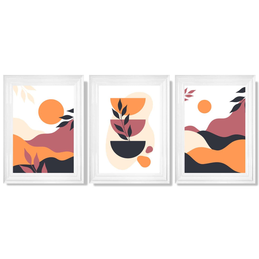 Set de 3 Imprimeuri Artistice Boho pentru Decor Interior Vibrant 11