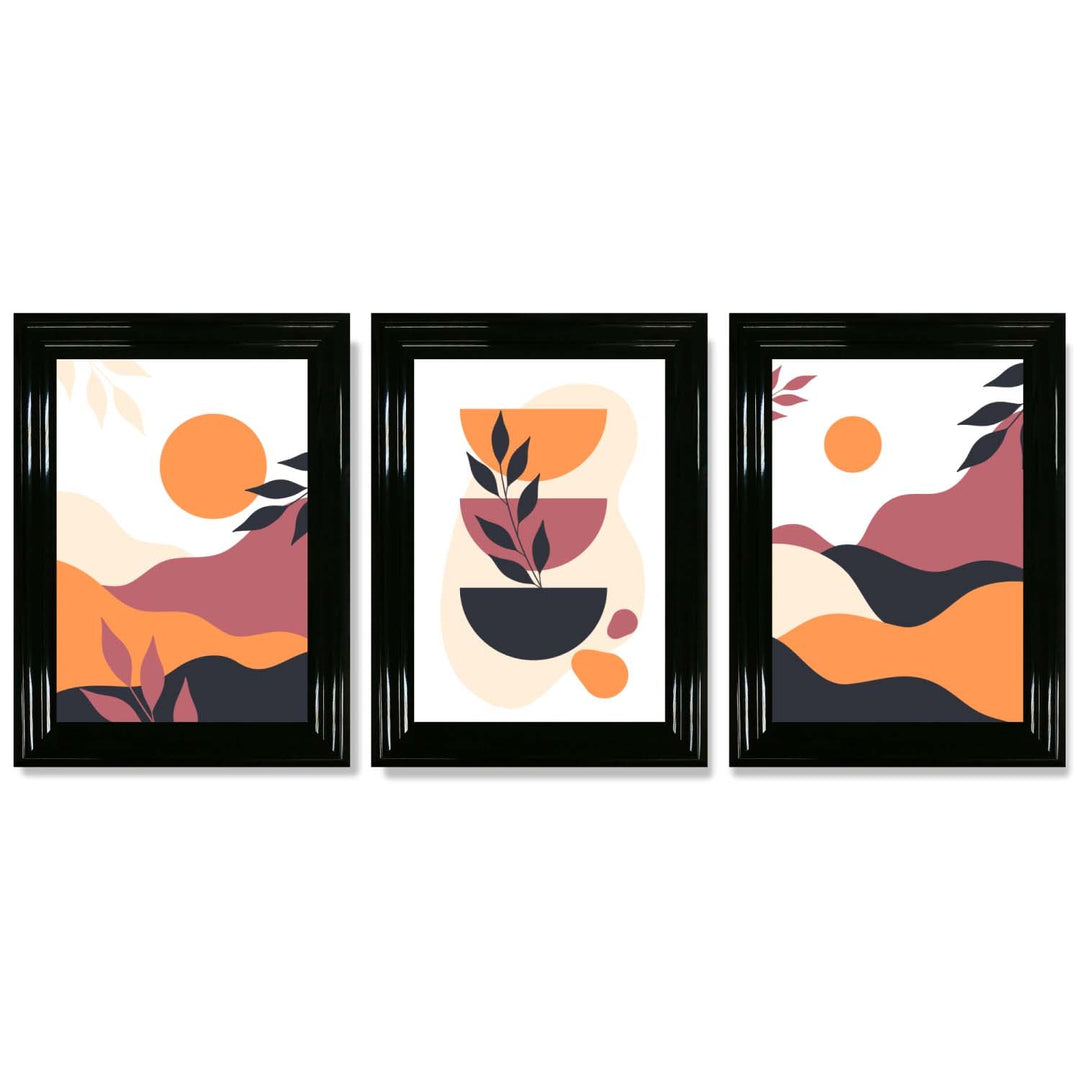Set de 3 Imprimeuri Artistice Boho pentru Decor Interior Vibrant 15