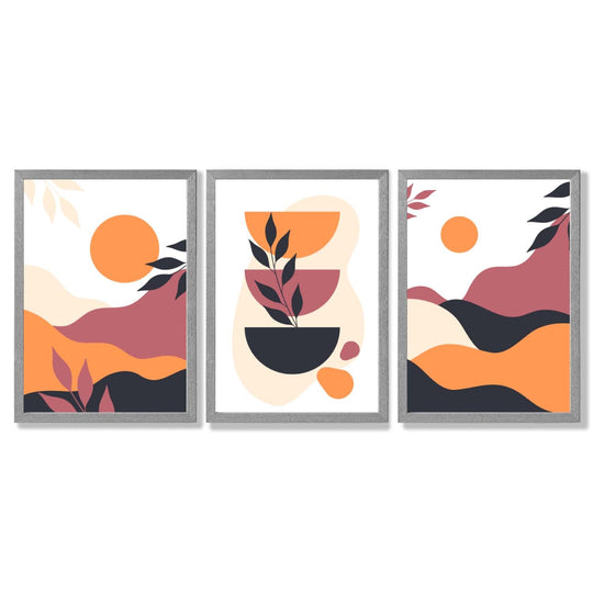 Set de 3 Imprimeuri Artistice Boho pentru Decor Interior Vibrant 6