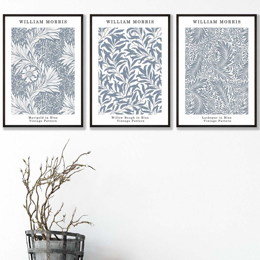 Set de 3 Imprimeuri Artistice de Perete cu Flori pentru Decor Interior 1