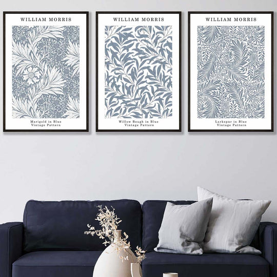 Set de 3 Imprimeuri Artistice de Perete cu Flori pentru Decor Interior 5