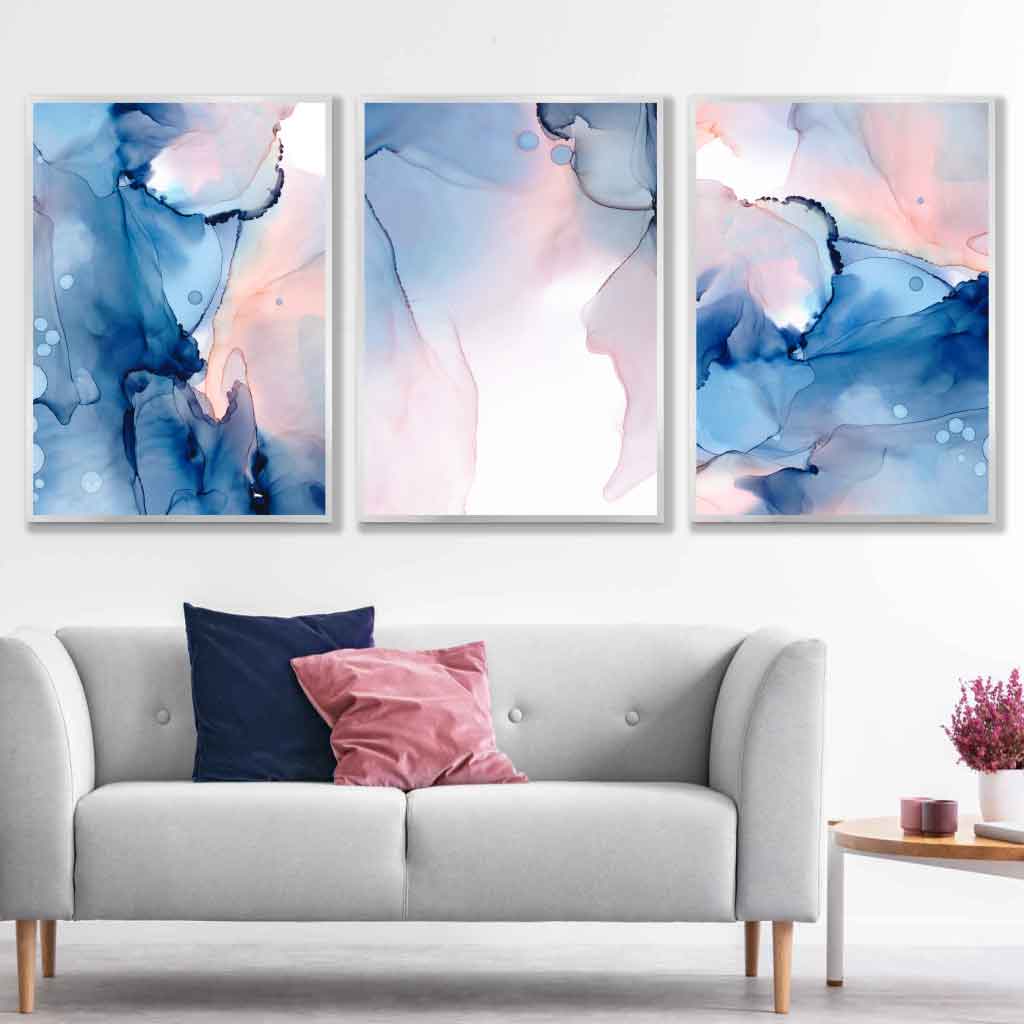 Set de 3 Postere de Artă Abstractă pentru Perete 3