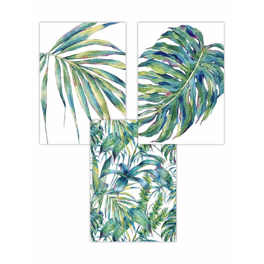 Set de 3 Printuri de Artă Acuarelă Modern pentru Decor Interior 0