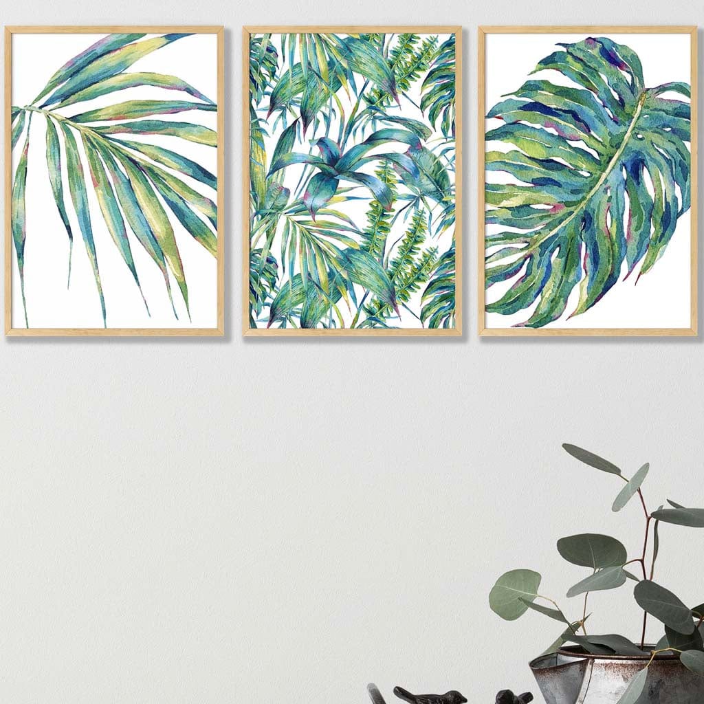 Set de 3 Printuri de Artă Acuarelă Modern pentru Decor Interior 1