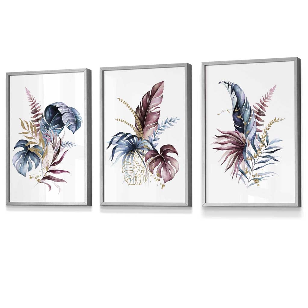 Set de Artă Florală cu 3 Imprimeuri pentru Perete 5