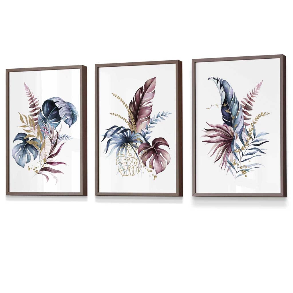 Set de Artă Florală cu 3 Imprimeuri pentru Perete 7